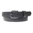 Wholesale Men's Genuine Leather 1" Wide Belts Grey - Small 