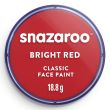 Snazaroo Classic Face Paint 18ml - Bright Red  