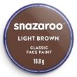Snazaroo Classic Face Paint 18ml - Light Brown 
