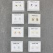 Silver Austrian Crystal Frog Studs (9mm)