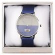 Wholesale Henley Mens Gun Tinted Watch - Blue