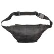 Wholesale Biggs & Bane Genuine Leather Black Bum Bag