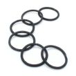 12pcs Black Snag Free Hair Elastics Elastics - 4mm x 4.5cm