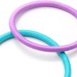 12pcs Bright Snag Free Hair Elastics - Assorted - 4mm x 4.5cm