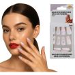 12pcs False Nails with Decorative Stones - Rhinestones