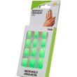 12pcs False Nails with Glue - Neon Green