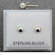  Sterling Silver Ball Shape Studs 5mm 