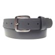 Wholesale Men's Genuine Leather 1.25" Wide Belts Grey