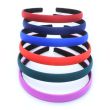 1.5cm matt satin aliceband in School colours