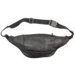 Wholesale Biggs & Bane Genuine Leather Black Bum Bag