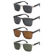 Unisex Metallic Wayfarer Sunglasses With Pouch - Assorted
