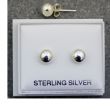 Sterling Silver Ball Shape Studs (6mm)