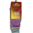 Wholesale Ladies Pastel Warm Winter Thermal Socks (3 Pair Pack) - Asst.