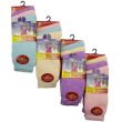Wholesale Ladies Pastel Warm Winter Thermal Socks (3 Pair Pack) - Asst.