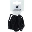 24pcs Black Snag Free Hair Elastics -  5mm x 4.5cm