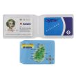 Wholesale St. Lucia Flag Design Travel Card Holder 