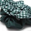 2pcs Bottle Green Small Hair Scrunchies - 8cm