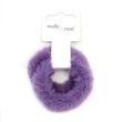 2pcs Faux Fur Scrunchies – Assorted - 4.5cm
