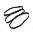 3pcs Black Long Stretch Hair Elastic Headband - 1cm