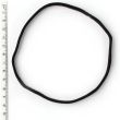 3pcs Black Long Stretch Hair Elastic Headband - 1cm