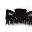 3pcs Black Small Plastic Hair Clamps - 4cm