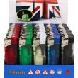 4 Smk Clear Disposable Lighters Assorted Colours