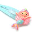 4pcs Aqua Mermaid Glitter Sleepies - Assorted - 4cm
