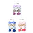 4pcs Hair Bow with Beak Clips - 4cm