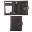 Wholesale Men's Leather RFID Wallet- Black 
