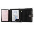 Wholesale Men's Leather RFID Wallet- Black 