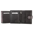 Wholesale Men's Leather RFID Wallet- Black 