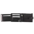 Wholesale Men's Leather RFID Wallet- Black 