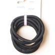 Wholesale Molly & Rose Thick Black Snag Free Elastics-5cm 