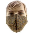 Reusable Double Layered Face Mask - Leopard Design