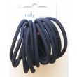 Wholesale Molly & Rose Black Snag Free Elastics -4cm 