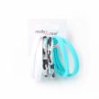 6pcs Jersey Hair Elastics - Assorted - 7mm x 5cm