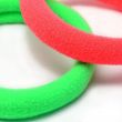 6pcs Neon Jersey Hair Elastics Ponios - 8mm x 4cm