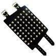 Wholesale 7 Row Conical Studded Leather Wristband