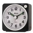 Wholesale Ravel Quartz Mini Alarm Clock - Black
