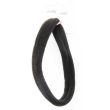 Wholesale Black thick knit jersey bandeau elastic-9cm