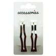 Sword Handle Barrette Clip - Silver