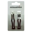 Sword Handle Barrette Clip - Silver