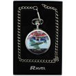 Battle of Britain Print Pocket Watch with Chain - Silver