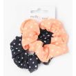 Wholesale Polka Dot Fabric Scrunchies- Assorted Colours