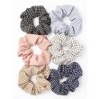Wholesale Large size Polka dot fabric scrunchie-Assorted Colours