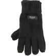 Ladies Thinsulate Knitted Gloves - Black