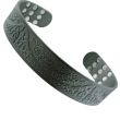 Magnetic Pewter Bangle (27 Magnets) - Tree Of Life (One Size)