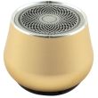 A19 TWS Wireless Mini Bluetooth Speaker - Gold (40x40mm)