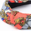 Abstract Print Knotted Top Aliceband - 2.8cm Wide 
