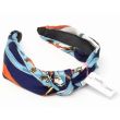 Abstract Print Knotted Top Aliceband - 2.8cm Wide 